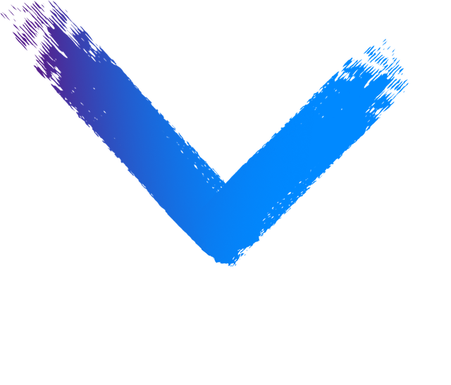 VTrix symbol, white